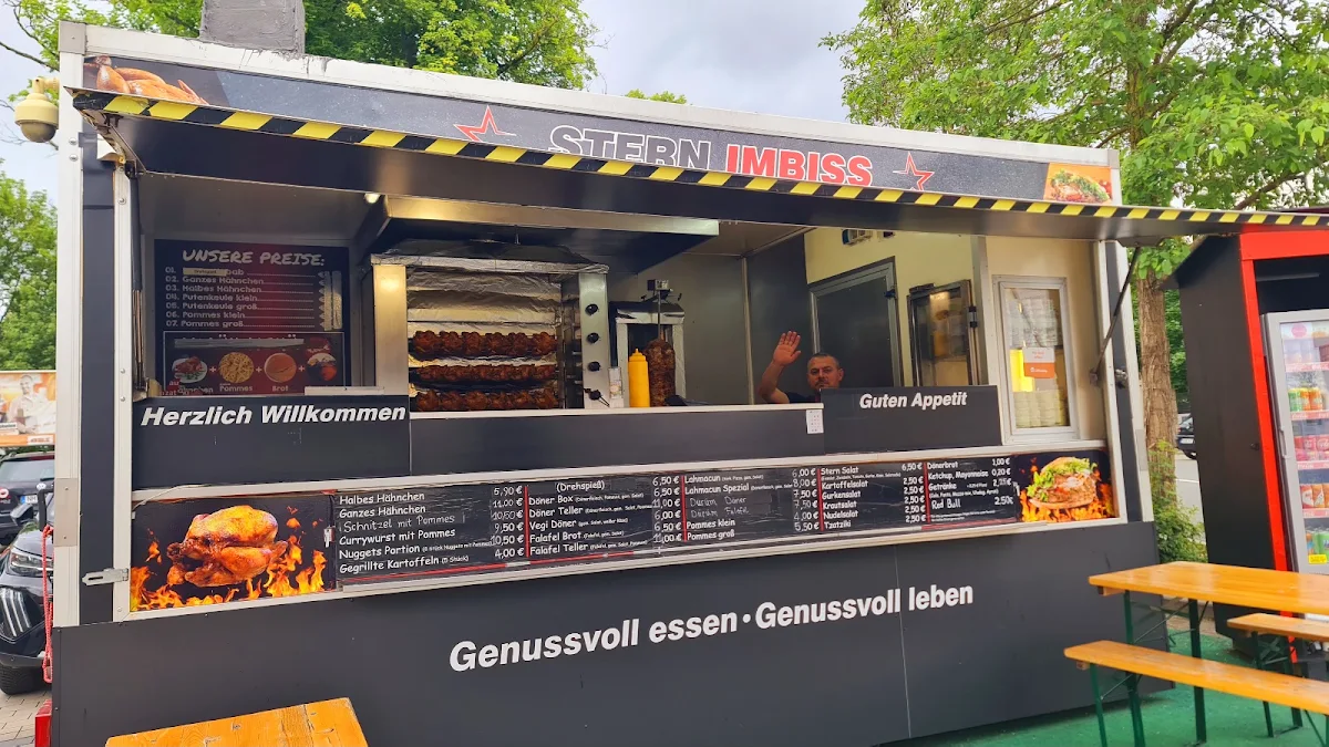 Speisekarte, Stern imbiss hähnchen & Döner Kebab