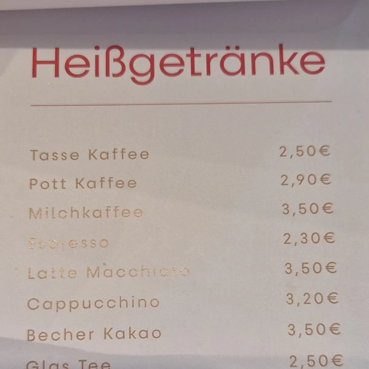 Speisekarte photo 1