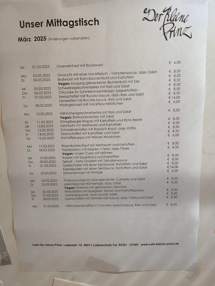 Speisekarte photo 1