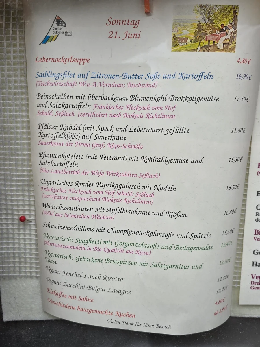 Speisekarte photo 1