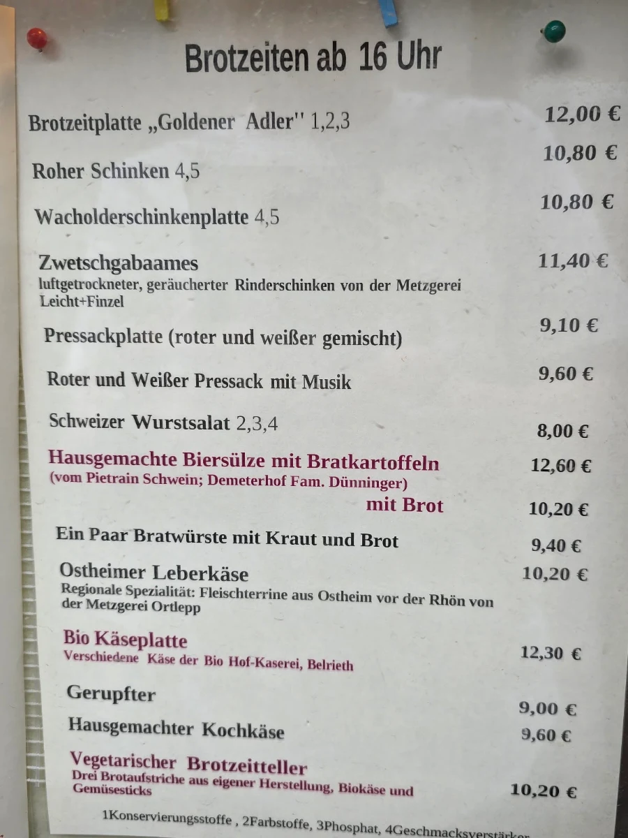 Speisekarte photo 2