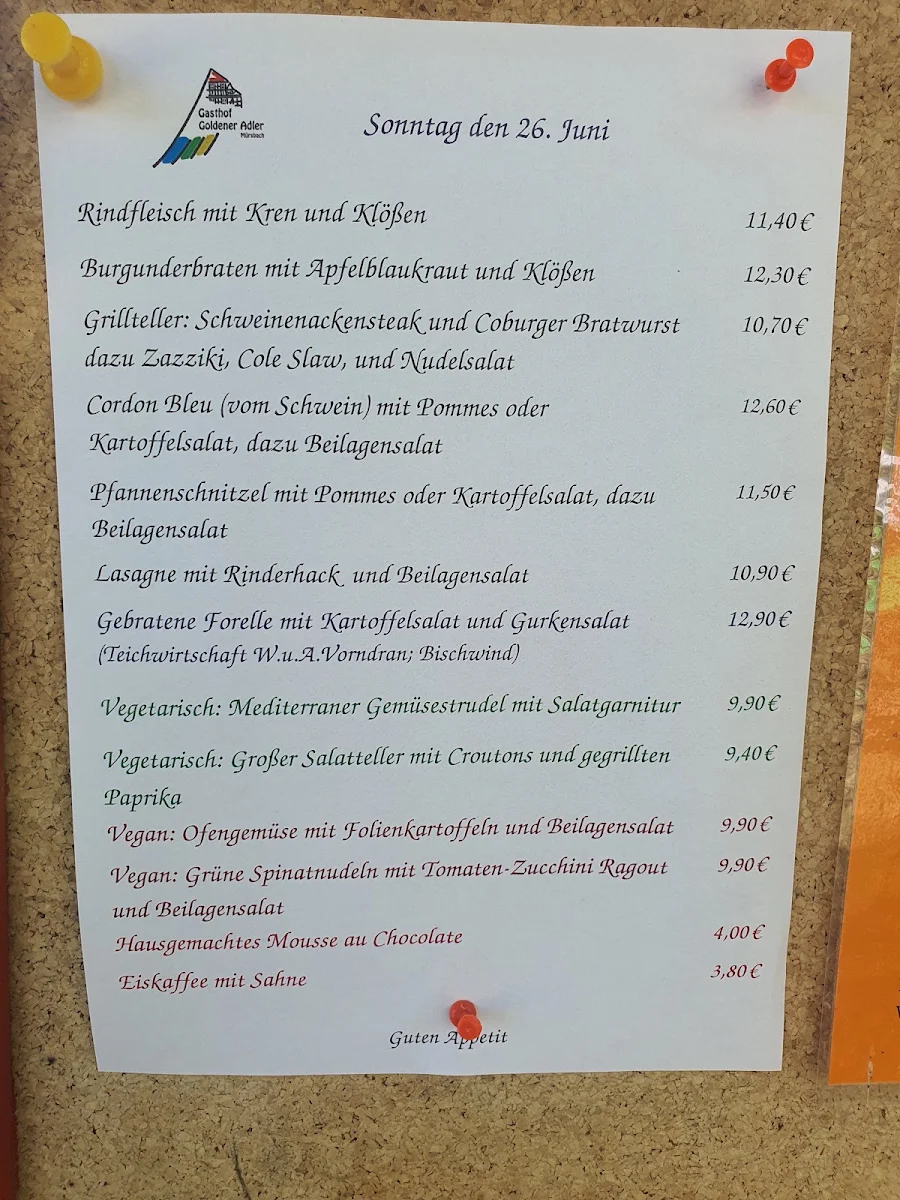 Speisekarte photo 5