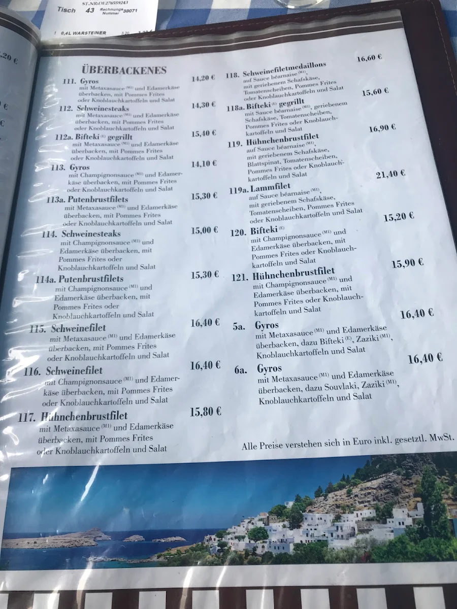 Speisekarte photo 2