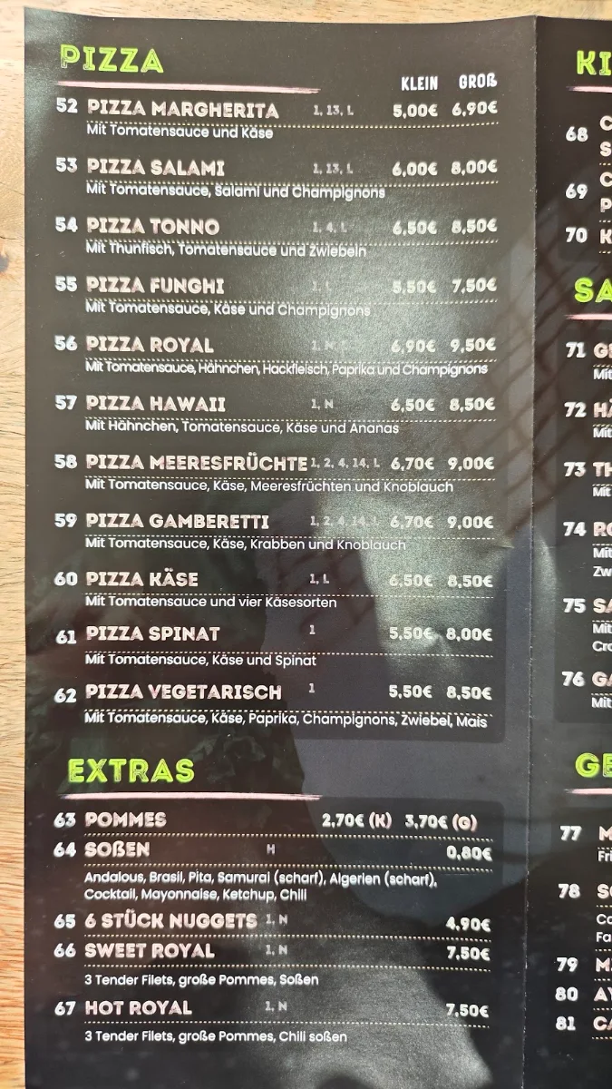 Speisekarte photo 3