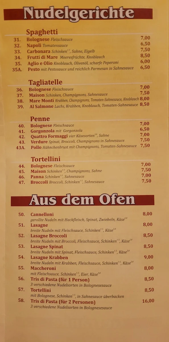 Speisekarte photo 1