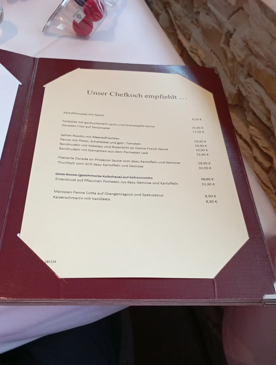 Speisekarte photo 4