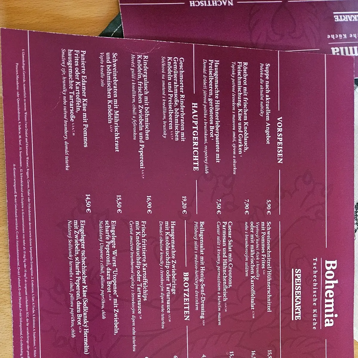 Speisekarte photo 7