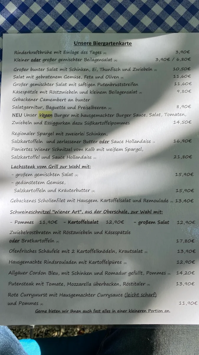 Speisekarte photo 2
