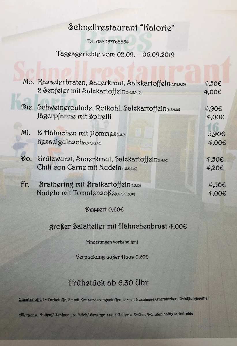 Speisekarte photo 1