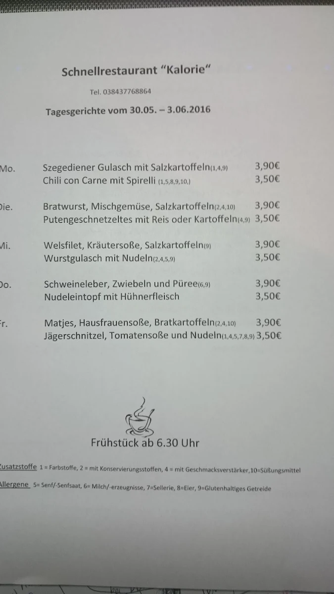 Speisekarte photo 3