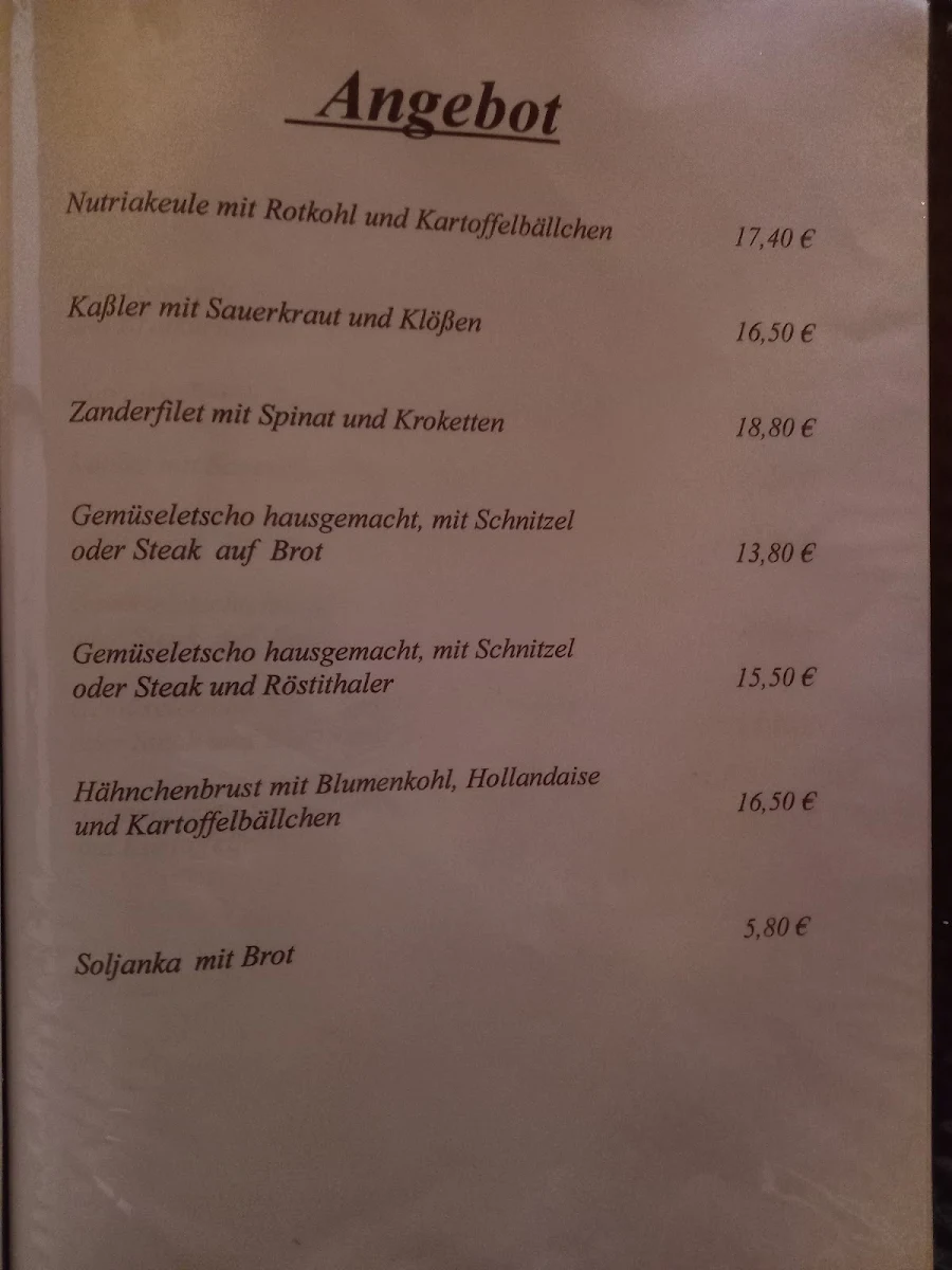 Speisekarte photo 3