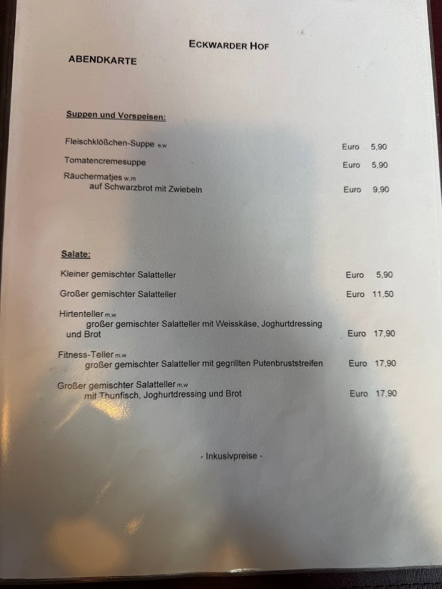 Speisekarte photo 2