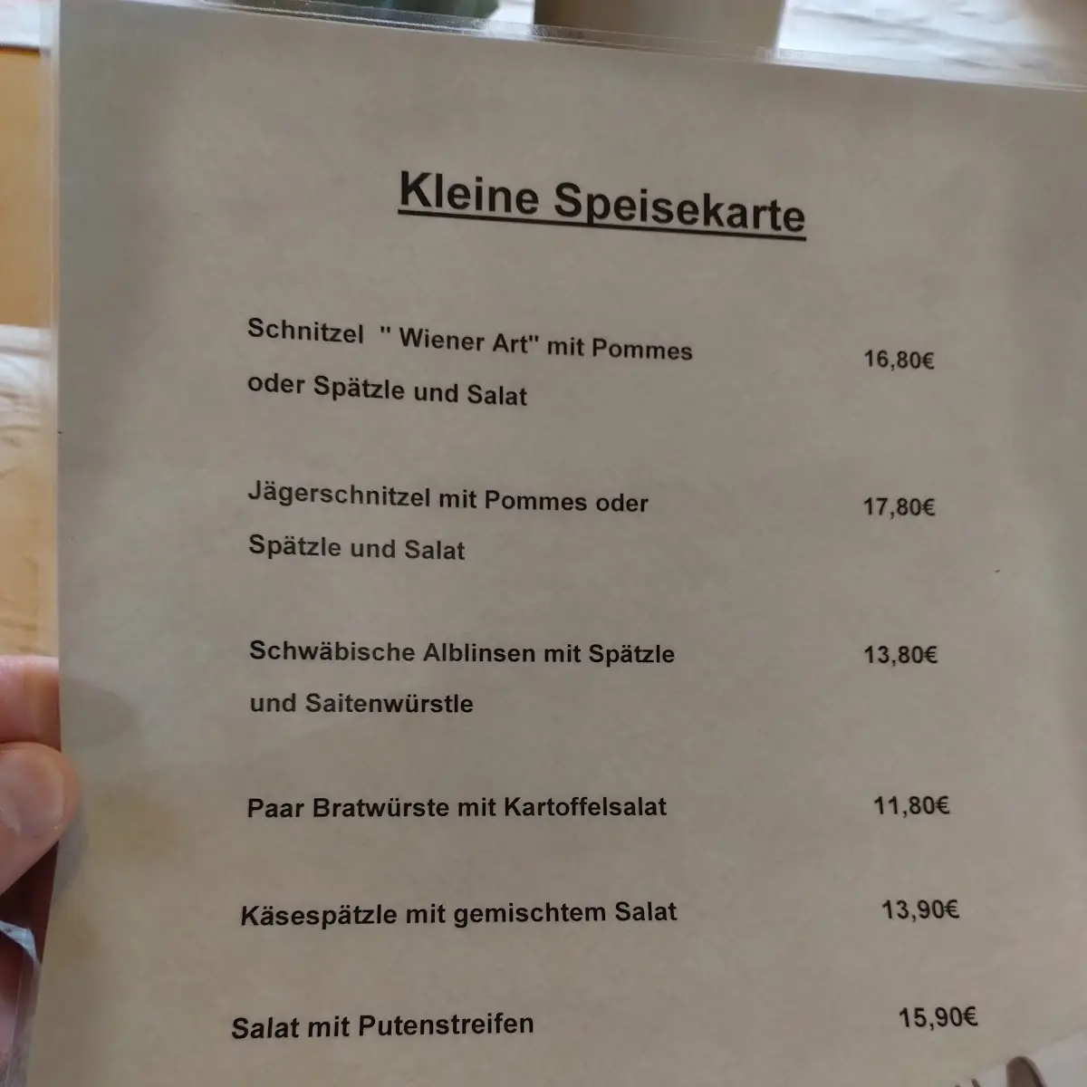 Speisekarte photo 4
