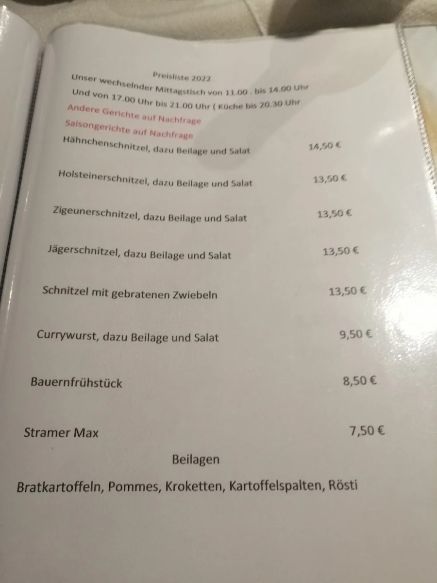 Speisekarte photo 6