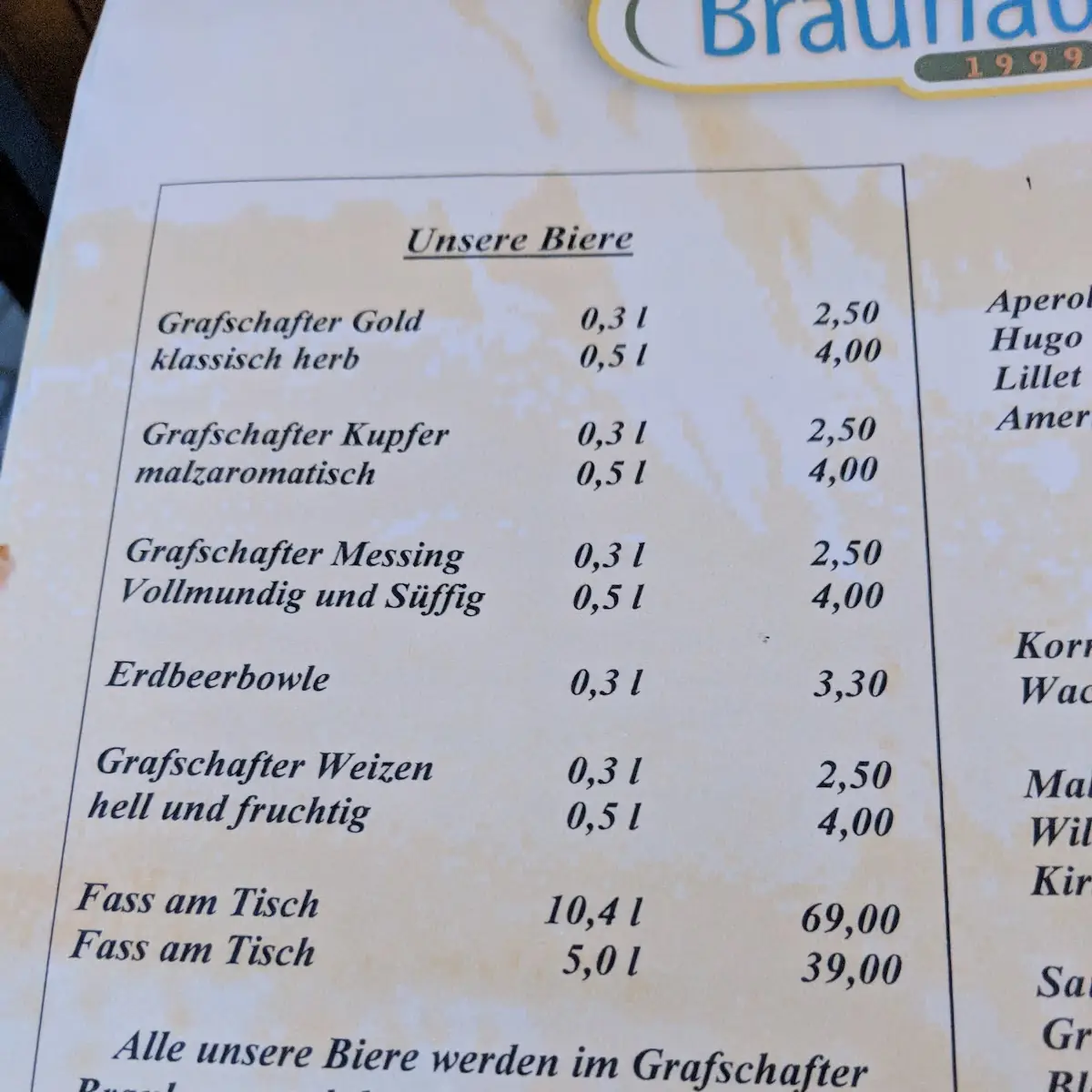 Speisekarte photo 1