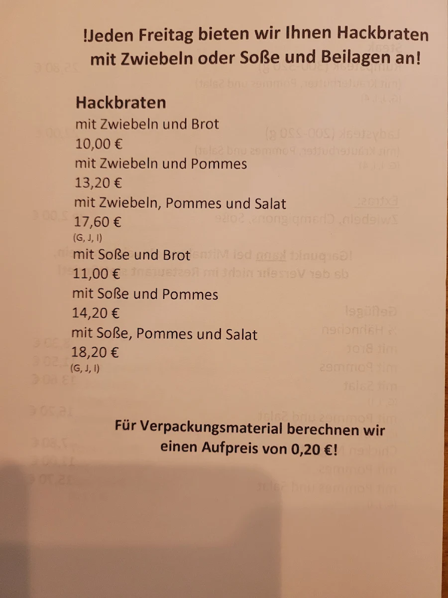 Speisekarte photo 1