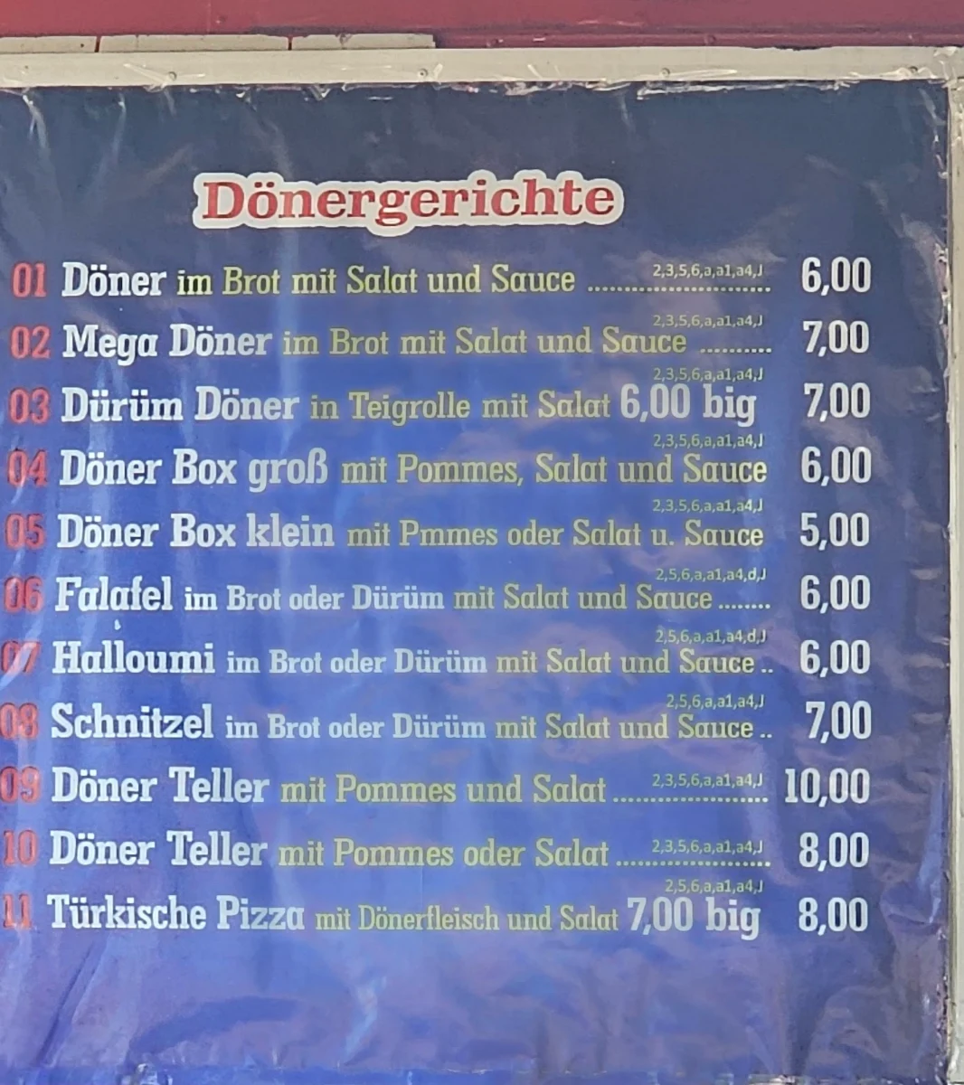 Speisekarte photo 2