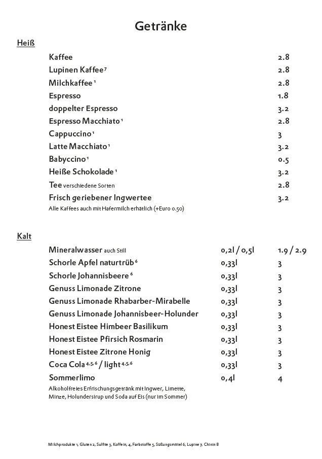 Speisekarte photo 2