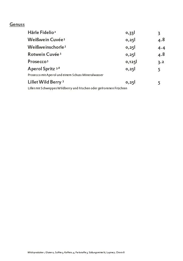 Speisekarte photo 4