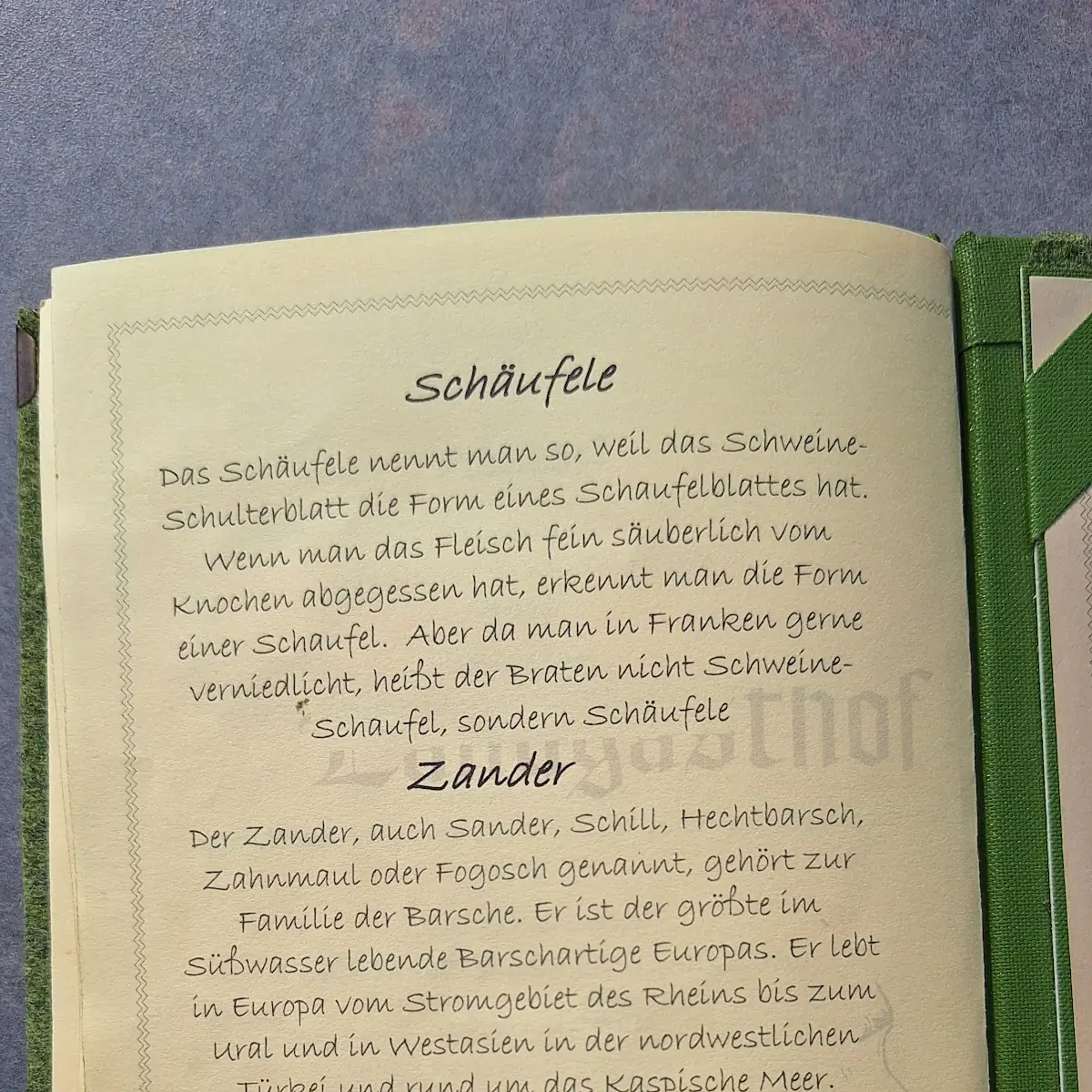 Speisekarte photo 3
