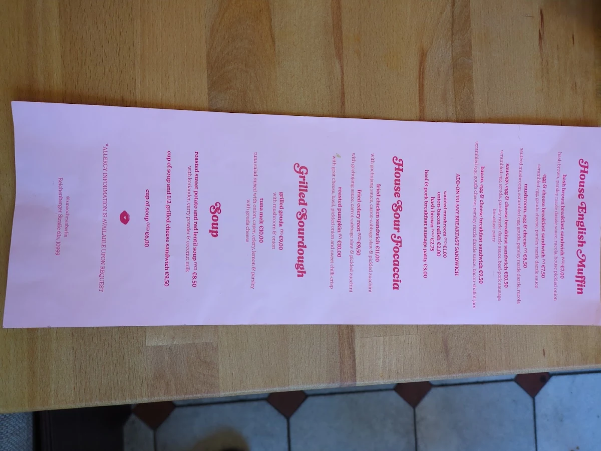 Speisekarte photo 3