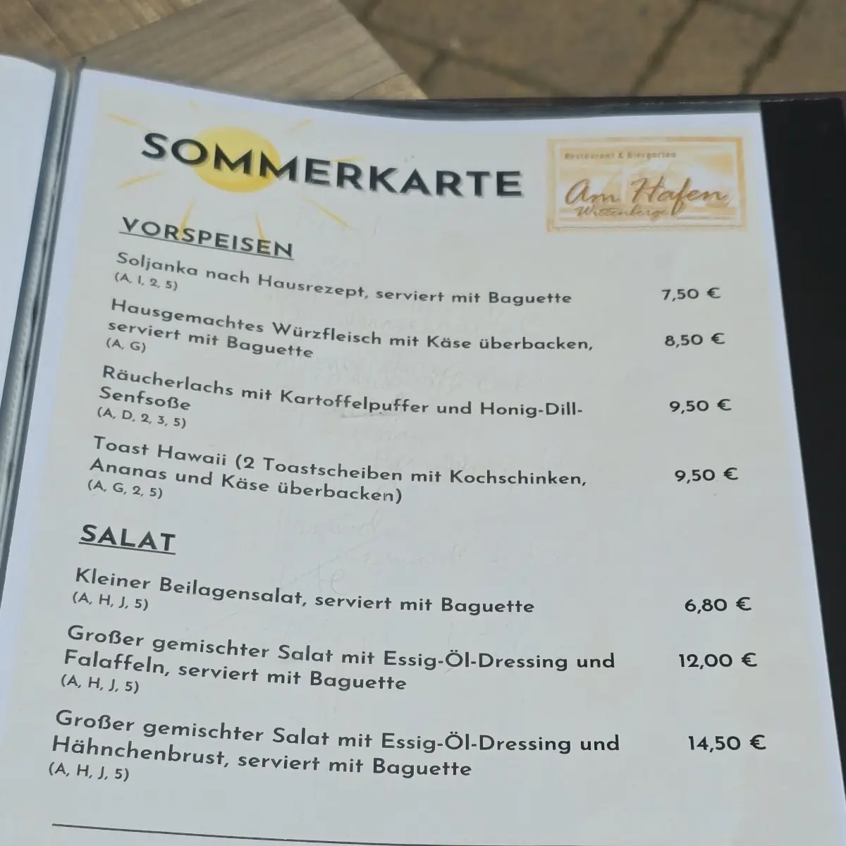 Speisekarte photo 4