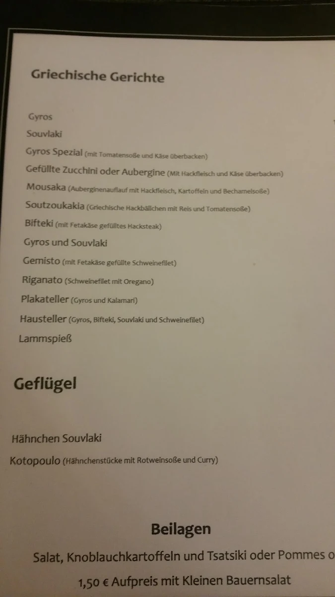 Speisekarte photo 5