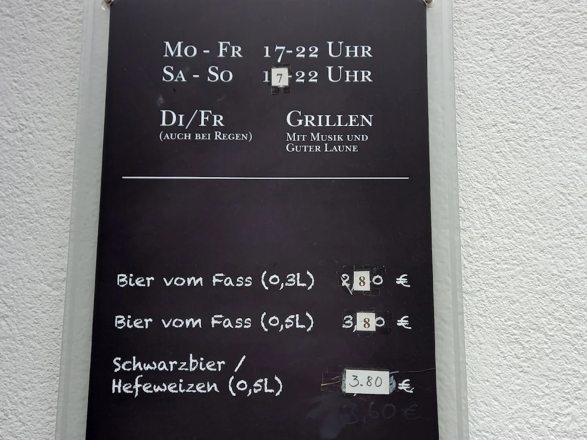 Speisekarte, Kurcafe Ricolino