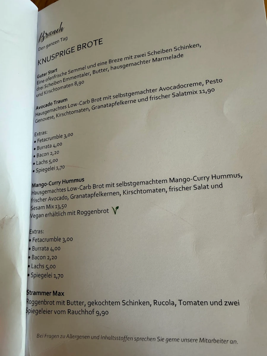 Speisekarte photo 2