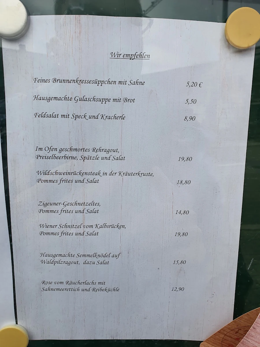 Speisekarte photo 2