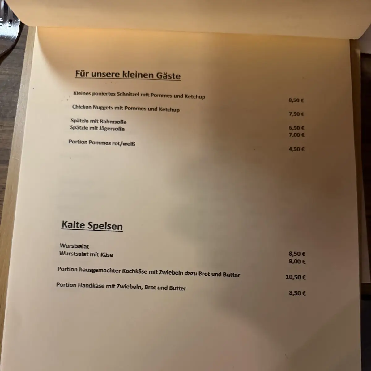 Speisekarte photo 6