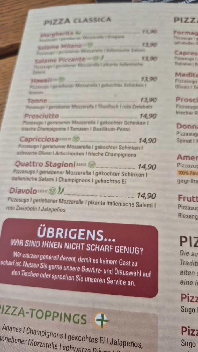 Speisekarte photo 2