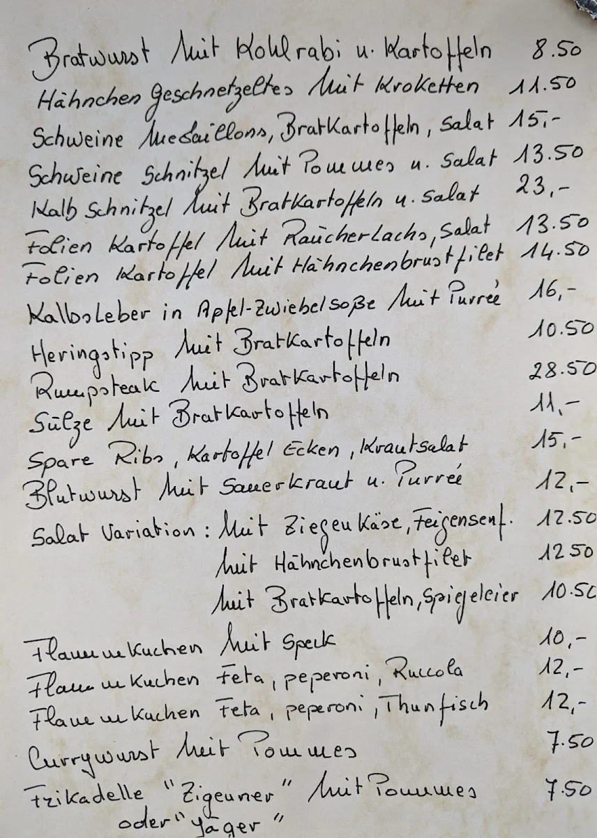 Speisekarte photo 2
