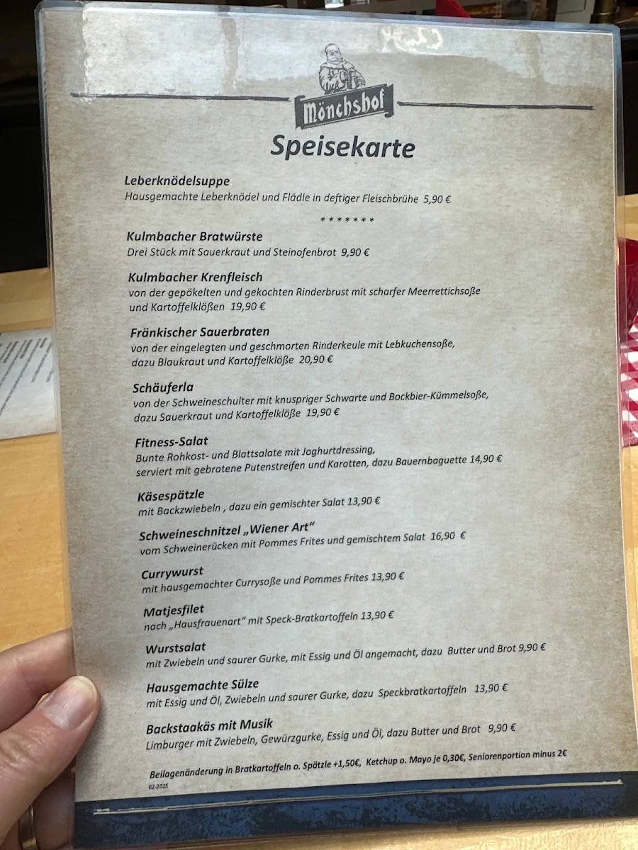 Speisekarte photo 2