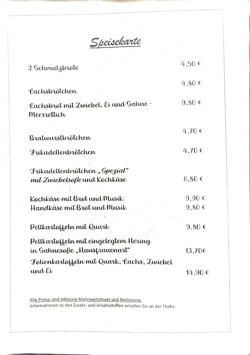 Speisekarte photo 1
