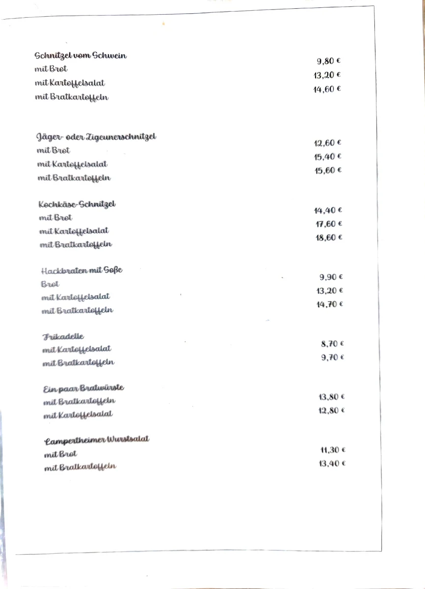 Speisekarte photo 2