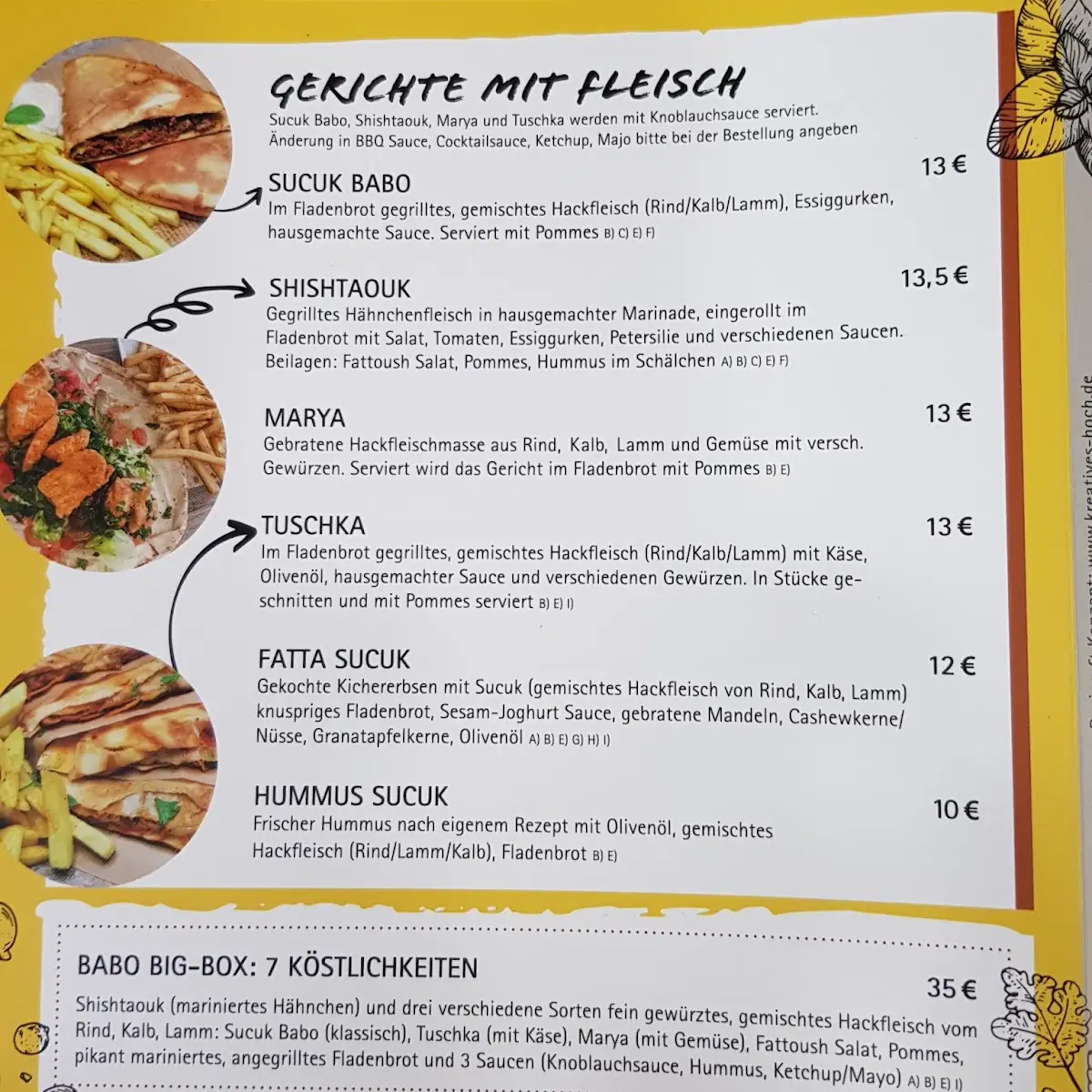 Speisekarte photo 5