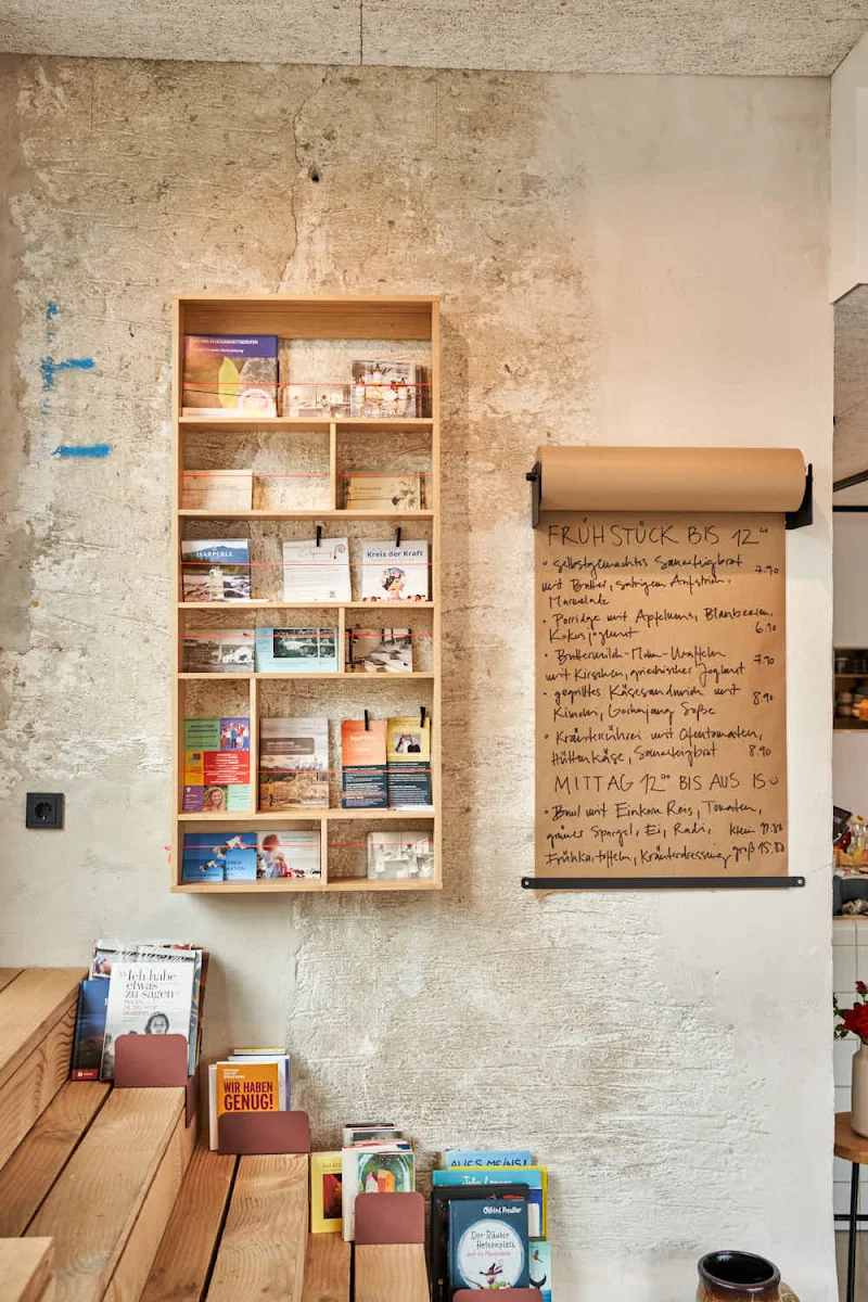 Speisekarte, TeeCafé in der alten Seifensiederei