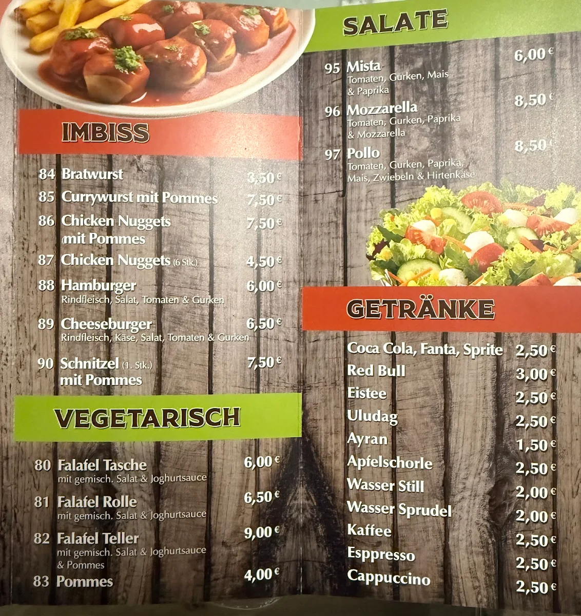 Speisekarte photo 1
