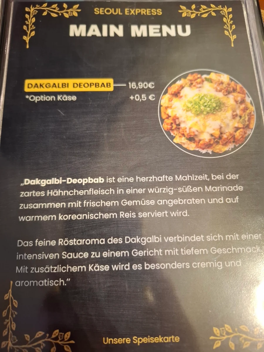 Speisekarte photo 2