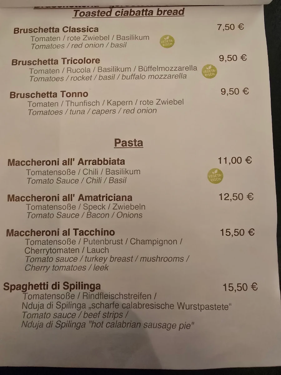 Speisekarte photo 1