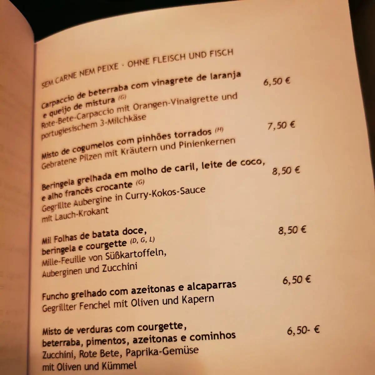 Speisekarte photo 8