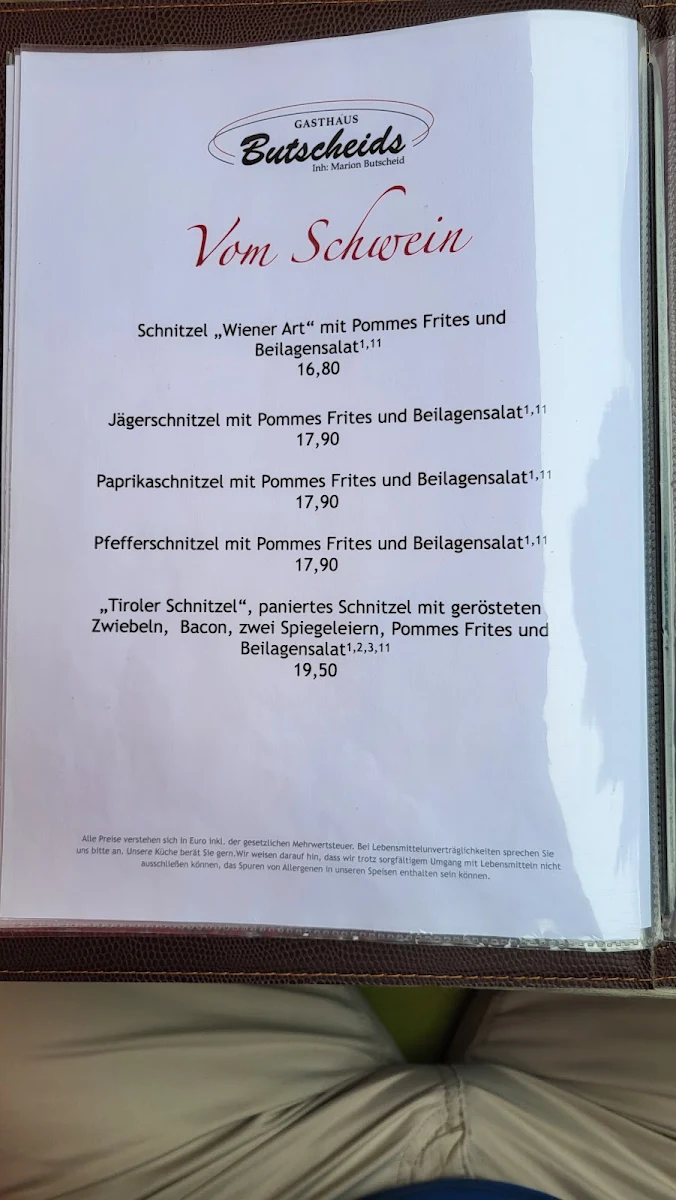 Speisekarte photo 1
