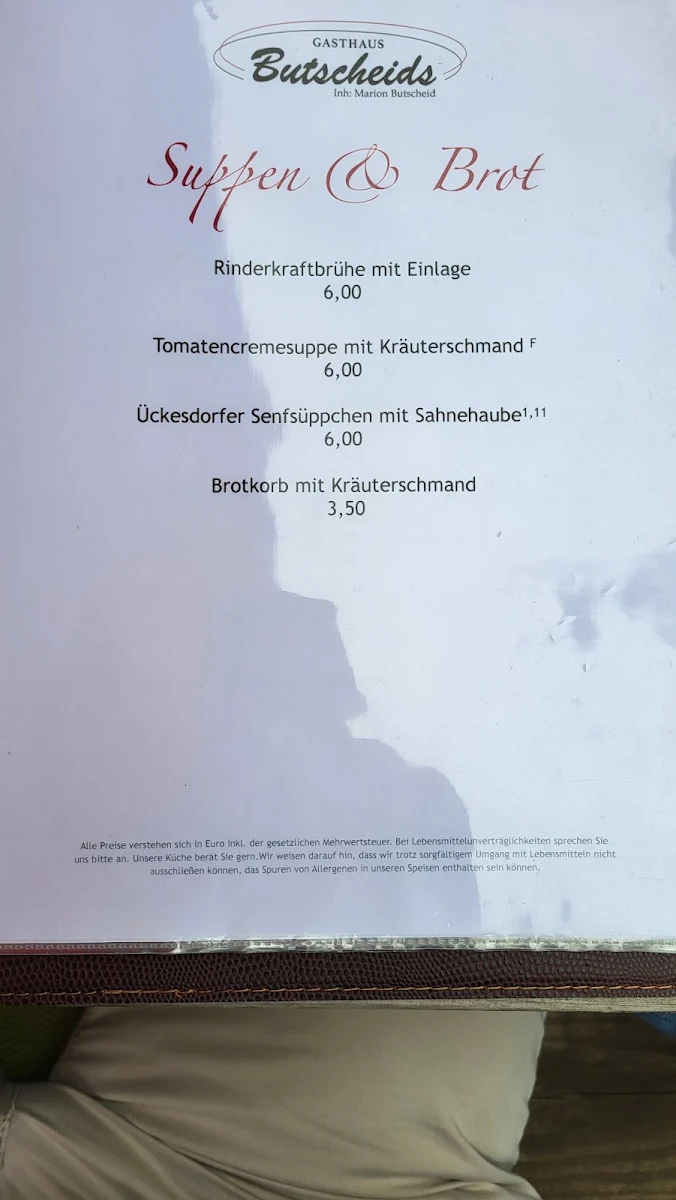 Speisekarte photo 2