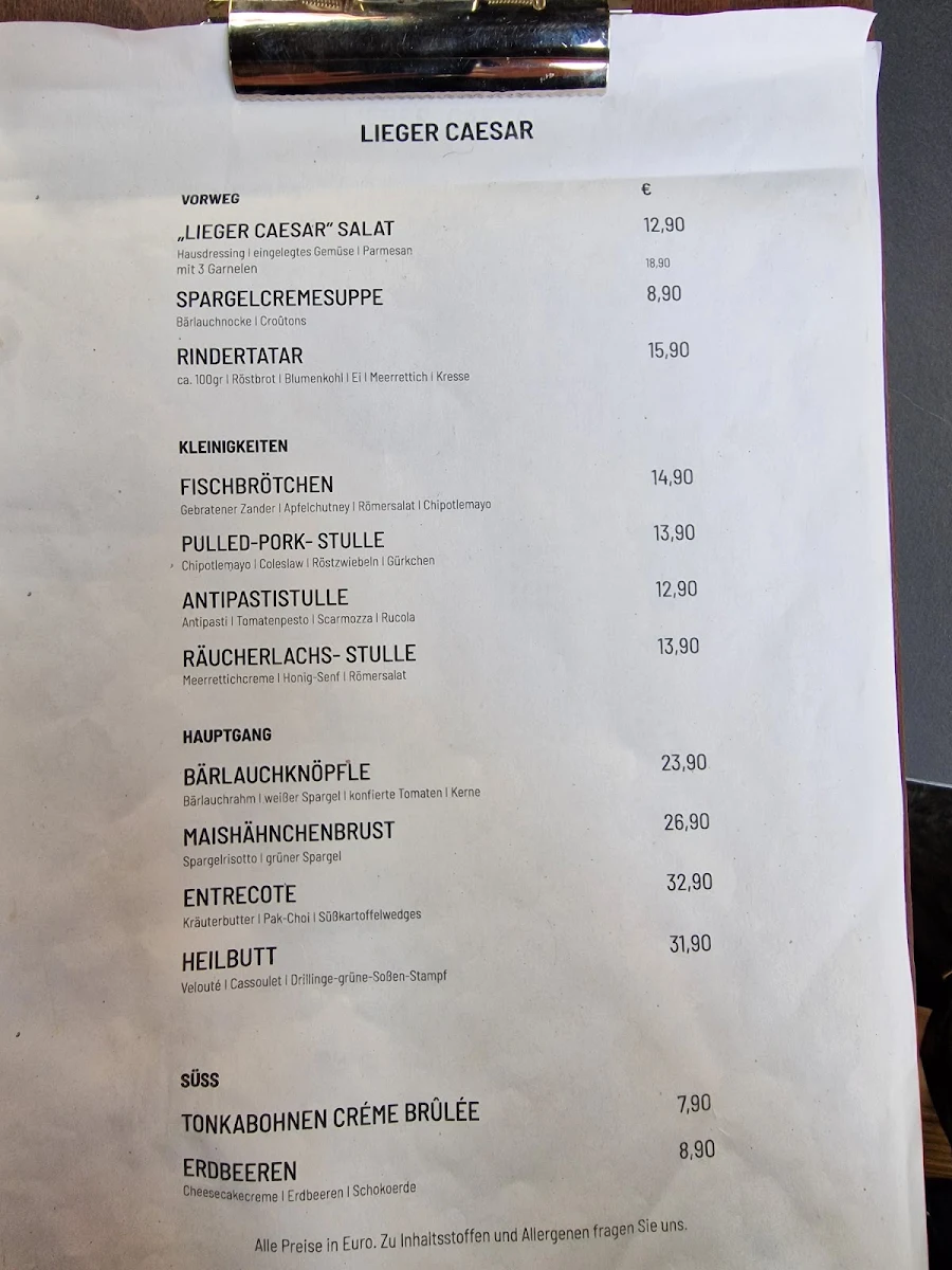 Speisekarte photo 3