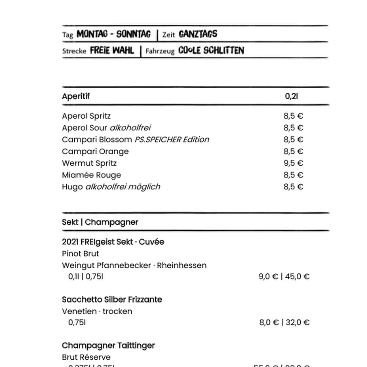 Speisekarte photo 3