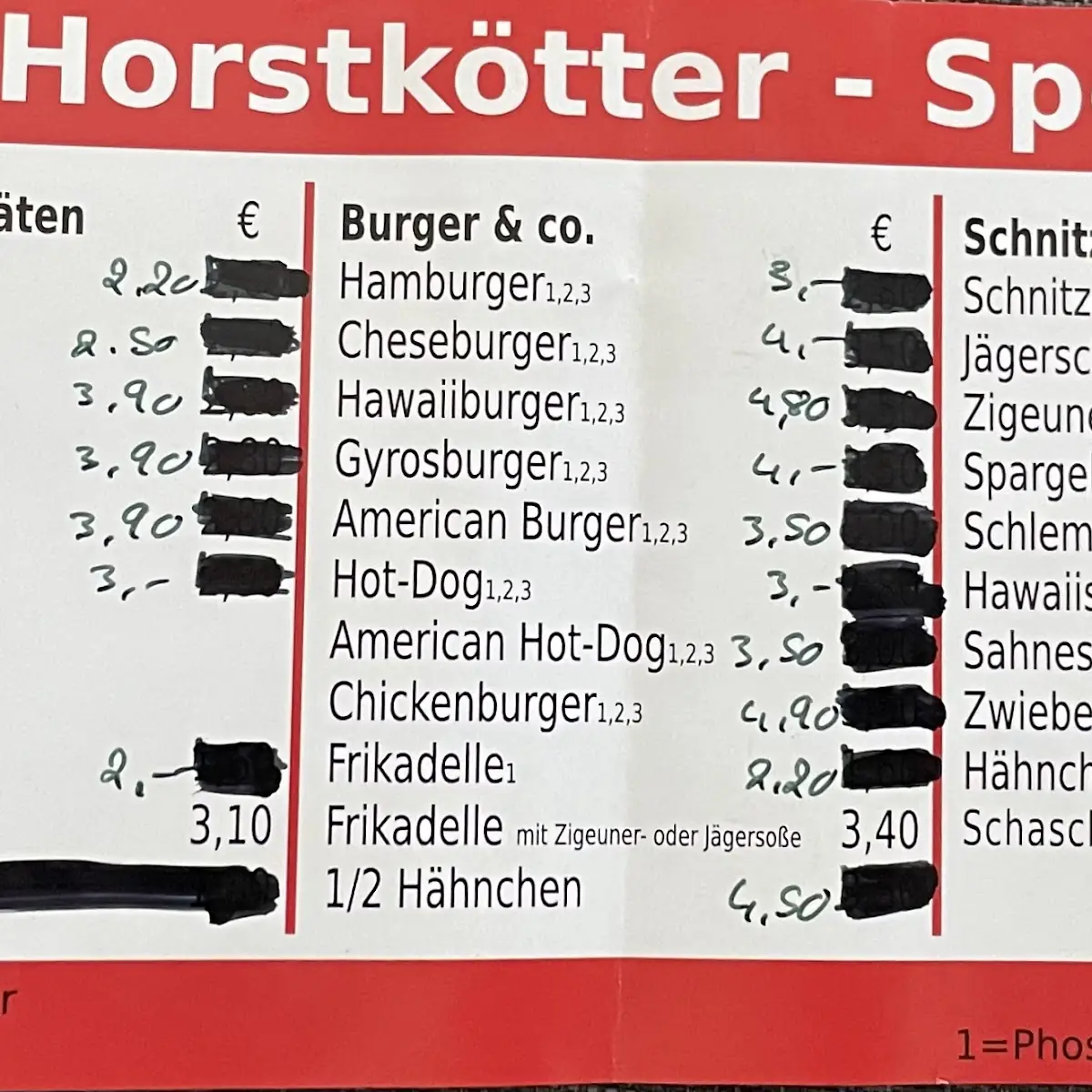 Speisekarte photo 3
