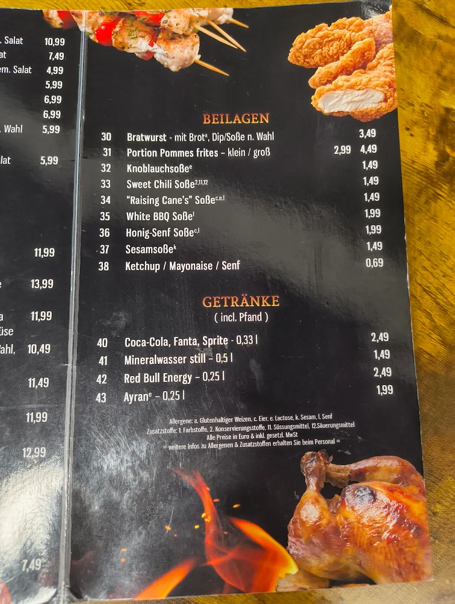 Speisekarte photo 2