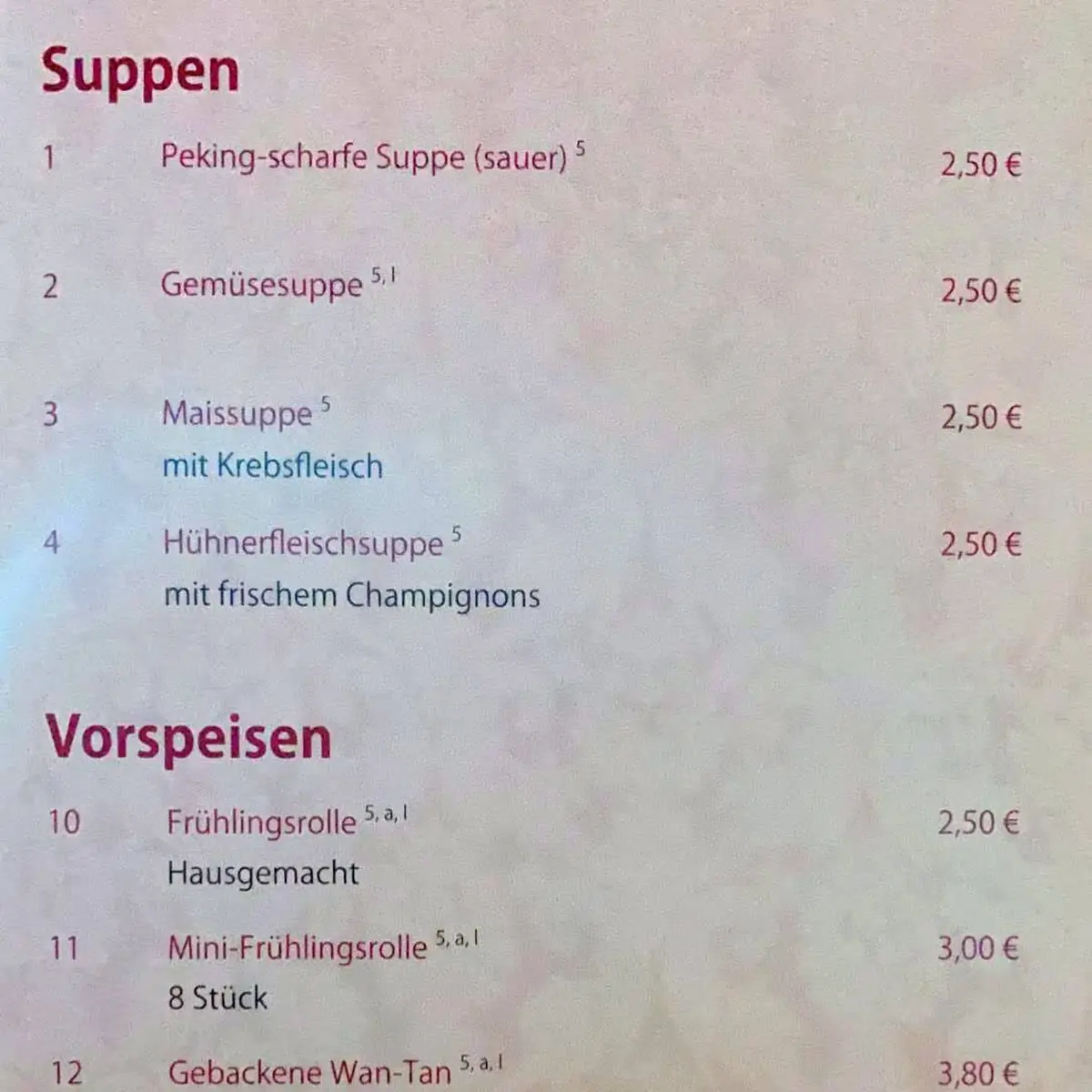Speisekarte photo 7