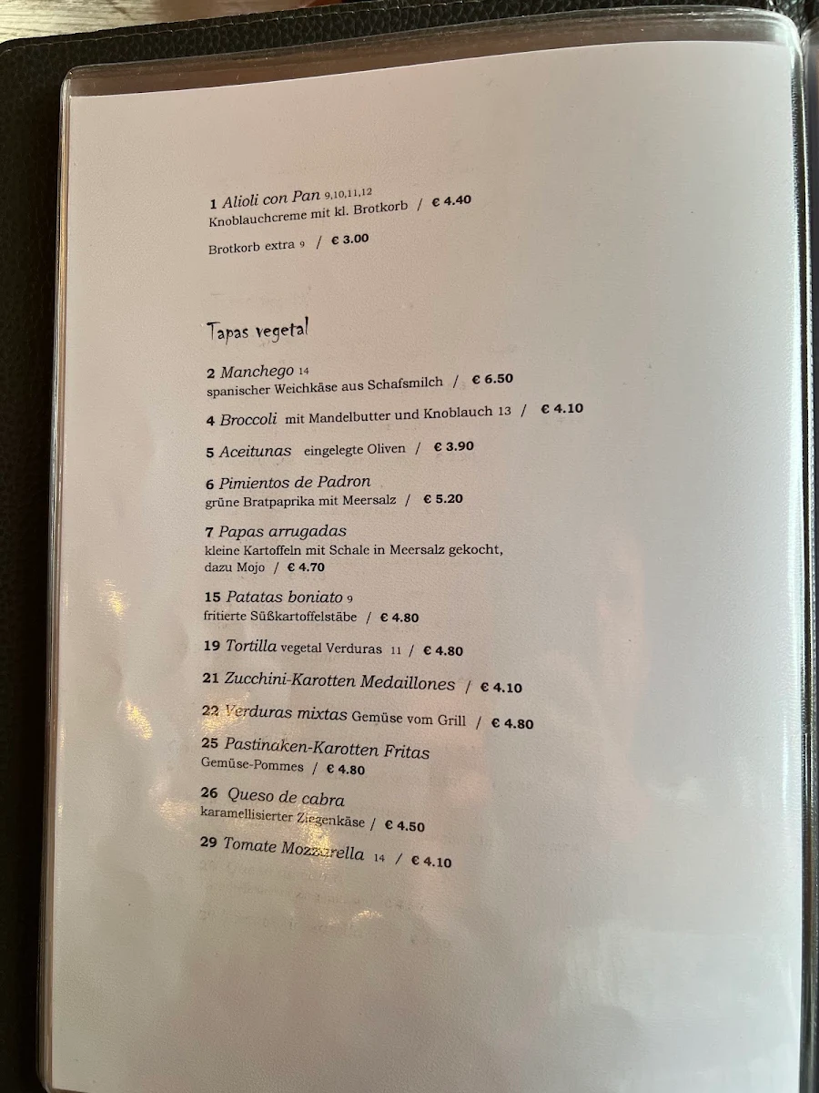 Speisekarte photo 2
